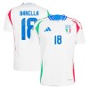 Camisola Itália Barella 18 Homen Equipamento 2ª Euro 2024